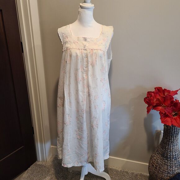 Kristen Miller Vintage Night Gown sleep shirt Women's medium - Picture 1 of 7